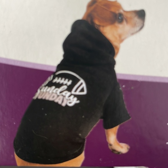 Sunday Funday football hoodie for dog - Picture 2 of 3